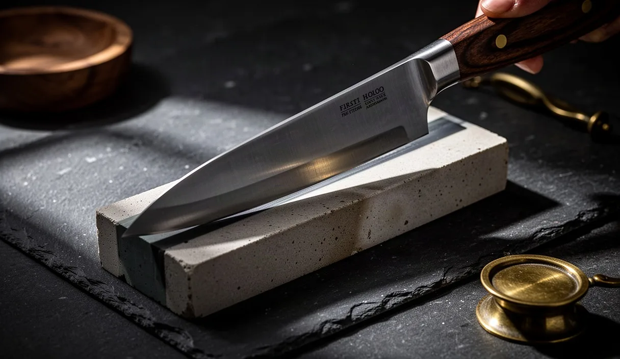 Cómo afilar un cuchillo de cocina en casa